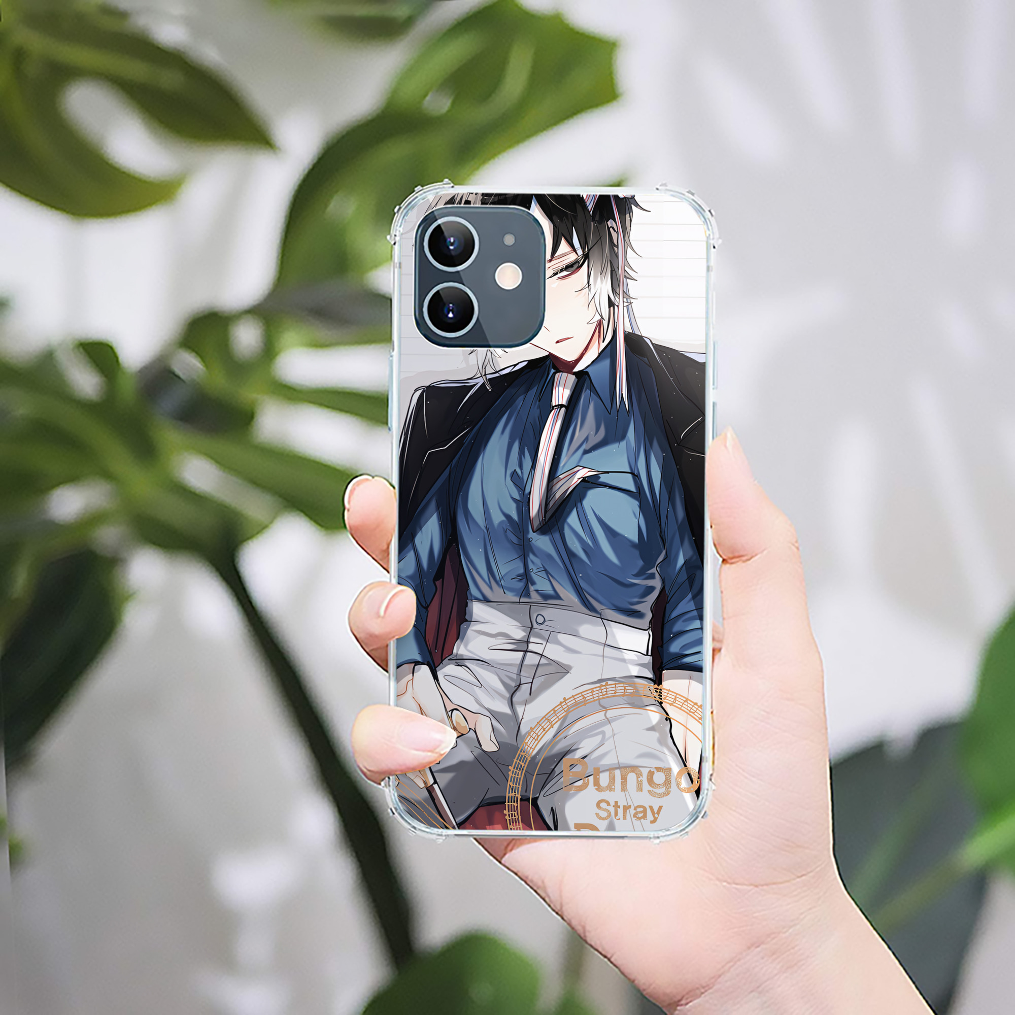 （画像用） 文豪ストレイドッグス Bungo Stray Dogs 【iPhone 12シリーズ対応】透明スマホケース（クリアソフトケース）